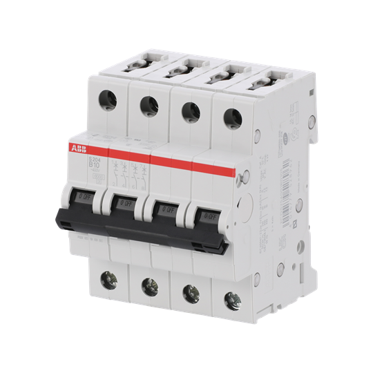 Miniature Circuit Breaker - S200 - 4P - 10 A - B - (AC) 6 kA – Image 3 of 3