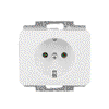 SCHUKO® socket insert studio white - alpha
