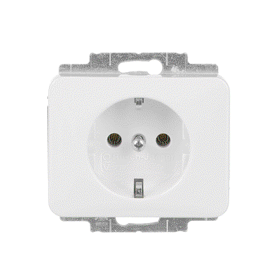 SCHUKO® socket insert studio white - alpha