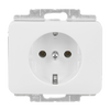 SCHUKO® socket insert studio white - alpha