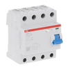 Residual Current Circuit Breaker F200 - 4P - 100 mA - 63 A - Type A