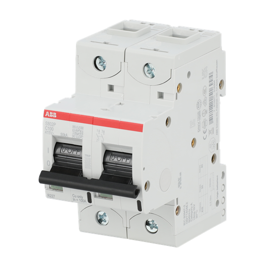 S802P-C100 High Performance Circuit Breaker. C Characteristic. 50kA, 100A, 2P – Image 4 of 4