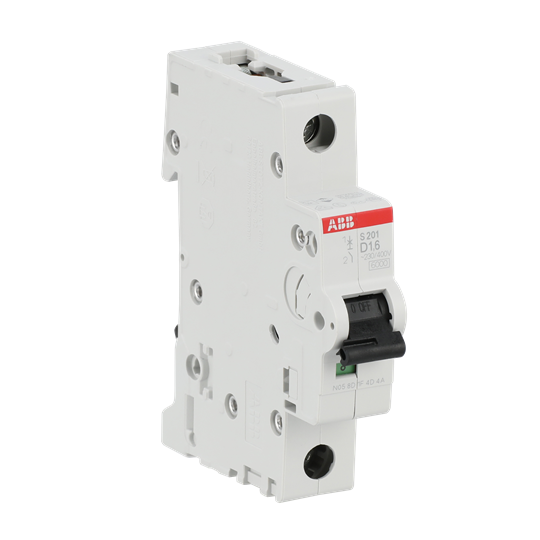 Miniature Circuit Breaker - S200 - 1P - 1.6 A - D - (230 / 400 V AC) 6 kA – Image 3 of 4