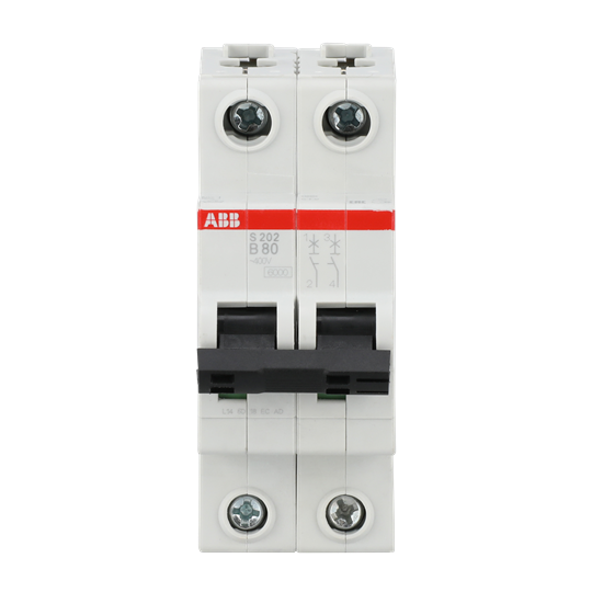 Miniature Circuit Breaker - S200 80-100A - 2P - 80 A - B - (AC) 6 kA – Image 2 of 4