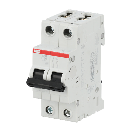 Miniature Circuit Breaker - S200 80-100A - 2P - 80 A - B - (AC) 6 kA – Image 4 of 4