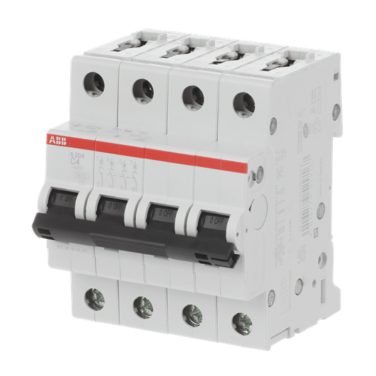 Miniature Circuit Breaker - S200 - 4P - 4 A - C - (AC) 6 kA – Image 3 of 3