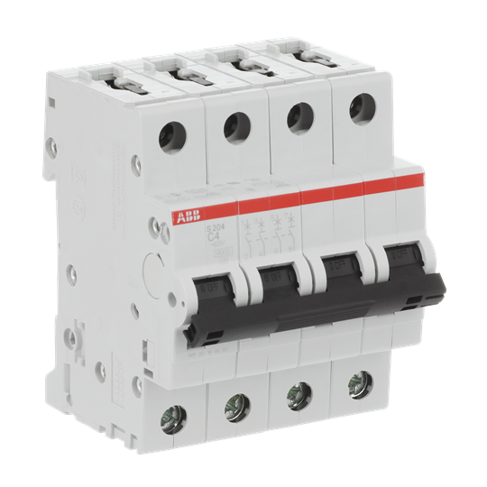 Miniature Circuit Breaker - S200 - 4P - 4 A - C - (AC) 6 kA – Image 2 of 3