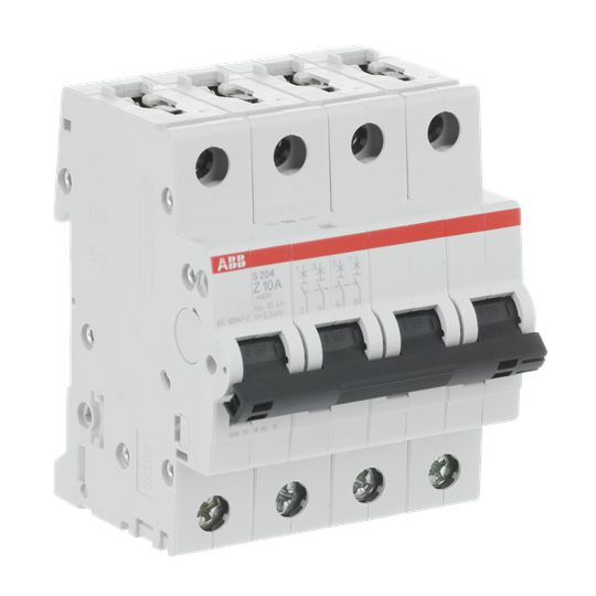 Miniature Circuit Breaker - S200 - 4P - 10 A - Z - (AC) 6 kA – Image 2 of 3