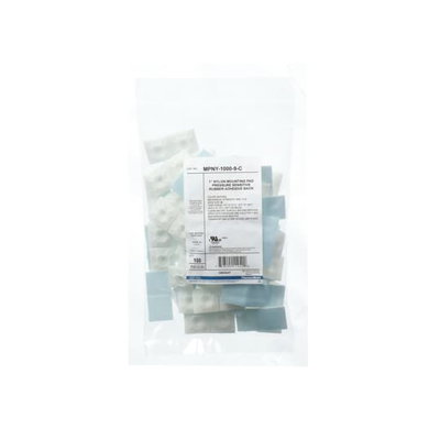 MNTG BASE .99X.99IN NAT NYL RUBBER