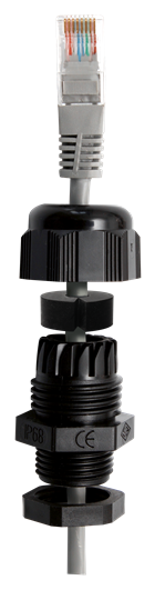 CG RJ45 PA6 M25 BL