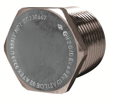 PLUG 6P EXE NPB 1NPT MET
