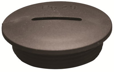 PLUG RND PA6GF M32 BL
