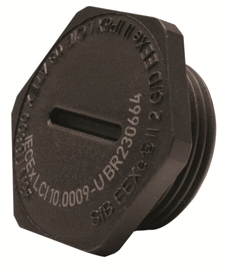 PLUG 6P FLAT EXE PA6GF M50 BL