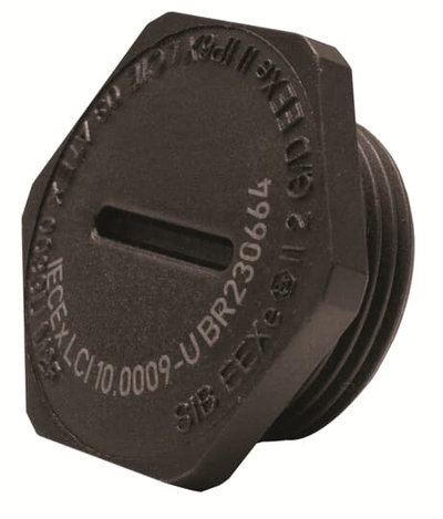 PLUG 6P FLAT EXE PA6GF M50 BL