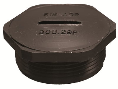 PLUG 6P PA6GF M20 BL