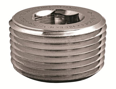PLUG RND EXD NPB 1/2NPT MET