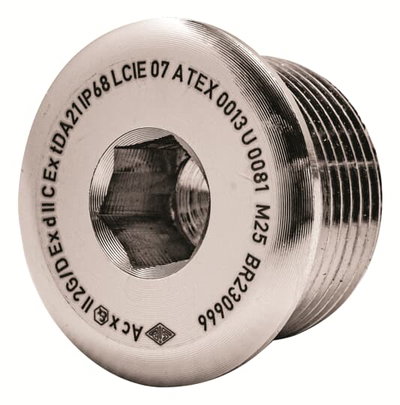 PLUG RND O-R EXD NPB M20 MET