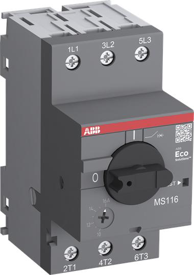 MS116-0.63 Manual Motor Starter 0.40 ... 0.63 A