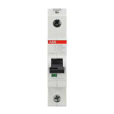 Miniature Circuit Breaker - S200 - 1P - 1.6 A - Z - (AC) 6 kA