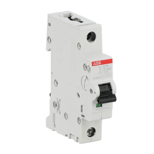Miniature Circuit Breaker - S200 - 1P - 1.6 A - Z - (AC) 6 kA – Image 2 of 3