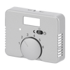 Cover plate with legend Characters 1 ... 6 for Thermostat Turn button titanium - alpha