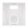 Cover plate with legend Characters 1 ... 6 for Thermostat Turn button studio white matt - Platform 63