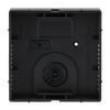 Cover plate with legend Characters 1 ... 6 for Thermostat Turn button black matt - Platform 63