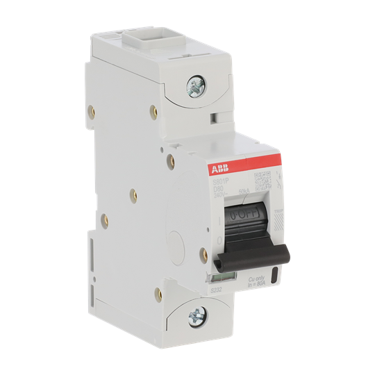 S801P-D80 High Performance Circuit Breaker. D Characteristic. 50kA, 80A, 1P – Image 2 of 3