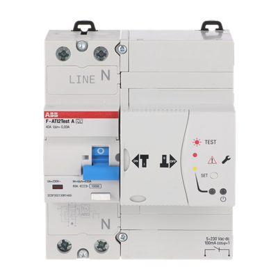 RCD With Automatic Test F-ATI Test - 2P - 30 mA - 40 A - Type A