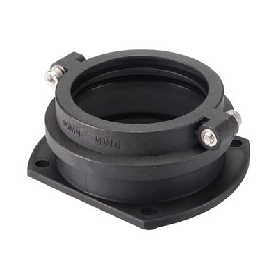 FTNG FLANGE STR PA6 NW95 IP68 bl
