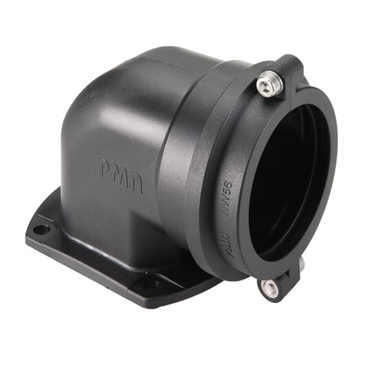 FTNG FLANGE 90deg PA6 NW95  IP65 bl