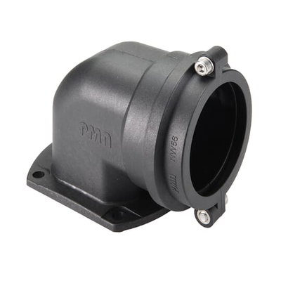 FTNG FLANGE 90deg PA6 NW70  IP68 bl