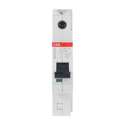 Miniature Circuit Breaker - S400 - 1P - 20 A - B - (230 V AC) 10 kA