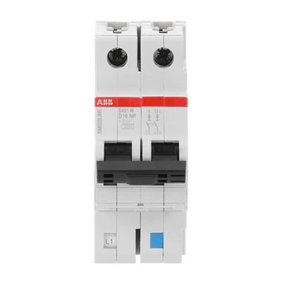 Miniature Circuit Breaker - S400NP - 2P - 16 A - D - (230 V AC) 10 kA