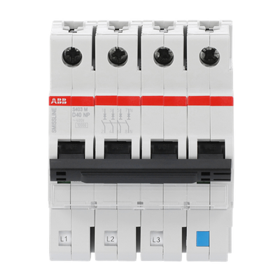 Miniature Circuit Breaker - S400NP - 4P - 40 A - D - (230 V AC) 10 kA