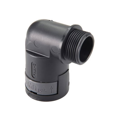 Fitting 90deg PA6 NW12 M20 IP66 bl