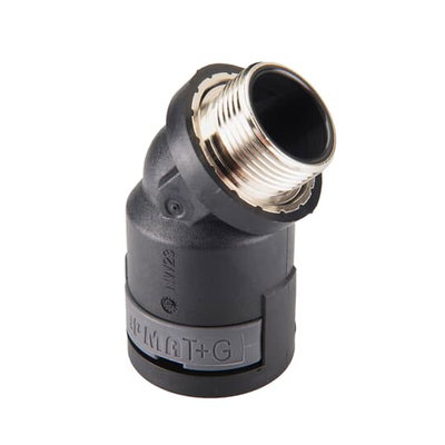FTNG 45deg PA6BRASS NW17 M20 IP68bl