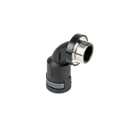 FTNG 90dg PA6BRASS NW17 M25 IP68 bl