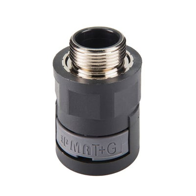FTNG STR PA6/BRASS NW10 M12 IP68 bl