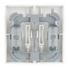 Rocker with legend DND, MUR for Switch/push button, Two-part rocker studio white - Platform 63