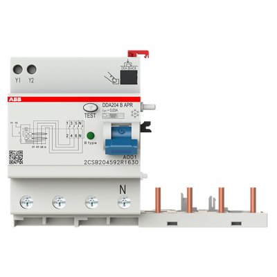 Residual Current Device Block DDA200 - 4P - 30 mA - 63 A - Type B