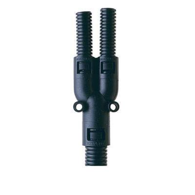 Y-PIECE PA66 28/21/21MM-BL