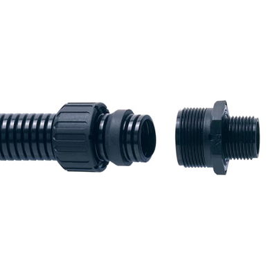 90D PA66 FITTING M25 28MM-BL