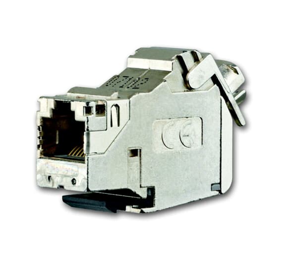 Flush Mounted Inserts Modular Jack Bus (jack) RJ45 8(8) metal clad