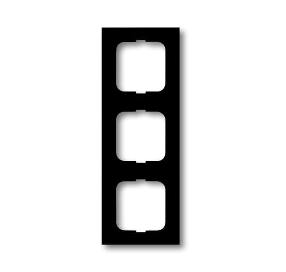 1723-885K future linear Cover frame, black matt, future linear cover frame