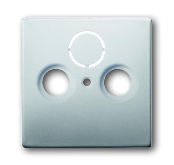 1743-866 Cover plate, stainless steel, Covers for data communication