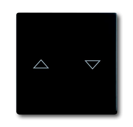 1785 JA-885 Rocker, black matt, Control elements for Venetian blind control unit/timers