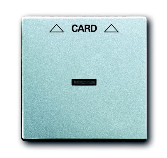 1792-83 Cover plate, aluminium silver, Covers for switches/push-buttons
