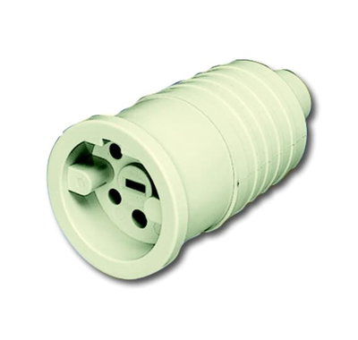 2364 KUW Conduit adapter, white RAL 1013, Busch-Perilex