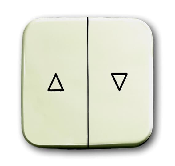 Accessories Symbol "arrows" for Venetian blind, Two-part rocker white - Busch-Duro 2000 SI